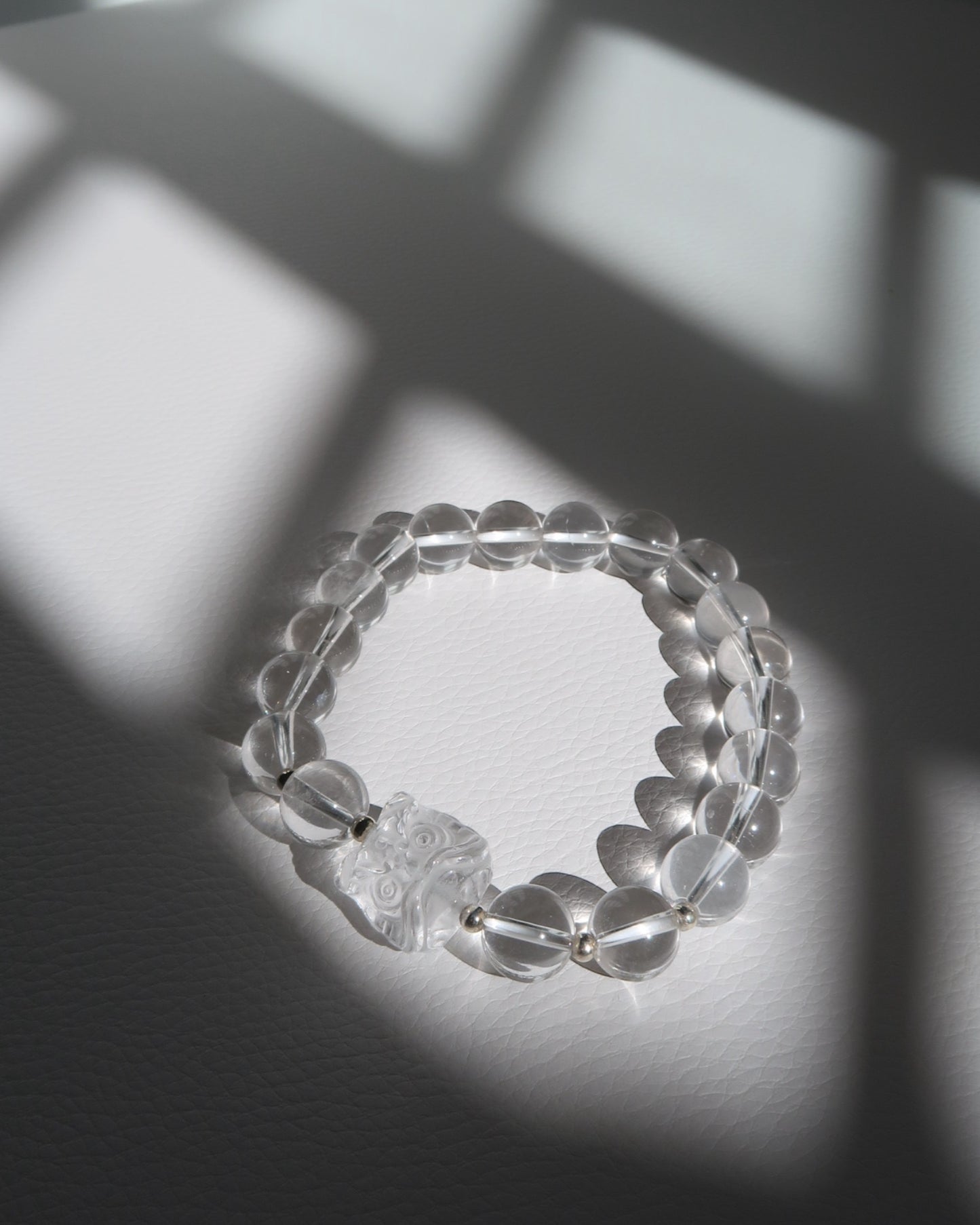 Clear Crystal Bracelet: cleansing+balance