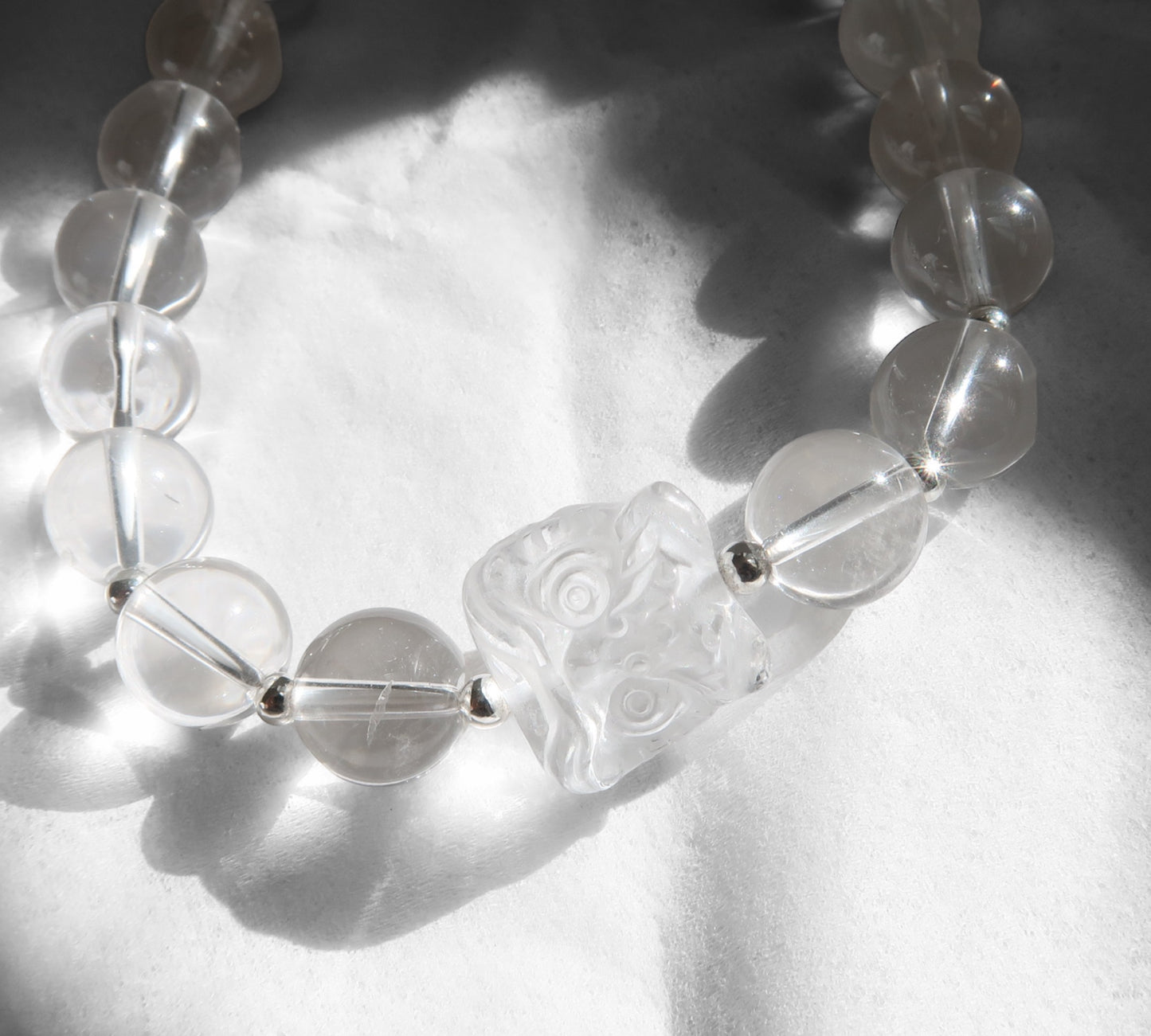 Clear Crystal Bracelet: cleansing+balance